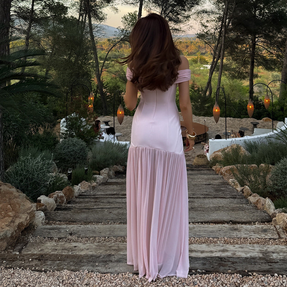 Paris Maxi Dress-Pink
