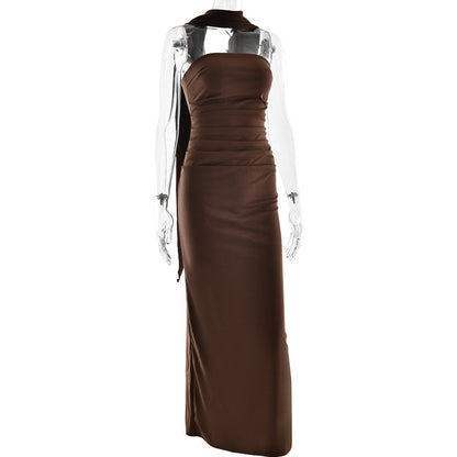 Amour Maxi Dress - Brown