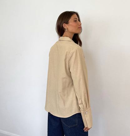 Siren Tie-Up Top - Khaki