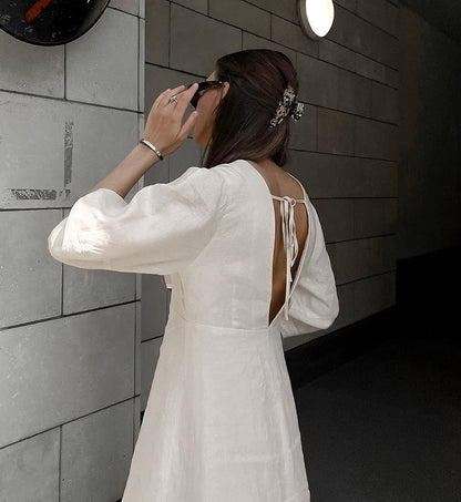 Gemini Rising Dress - Off White