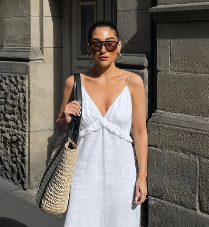 Ennis Maxi Dress - White