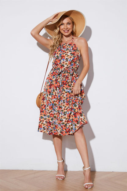 Night Fever Smocked Puff Sleeve Midi Dress