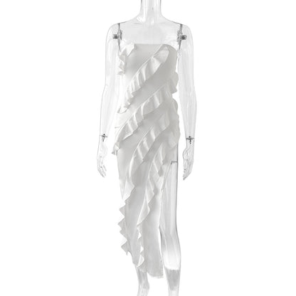 Azrim Maxi Dress - White
