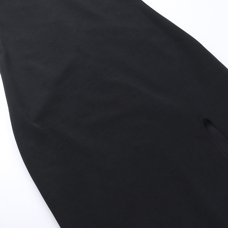 Sorano Slit Dress - Black