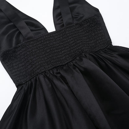 Snowdrop Mini Dress - Black