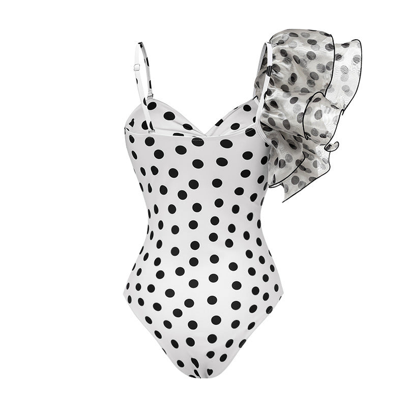 Retro Love Swimsuit  - White