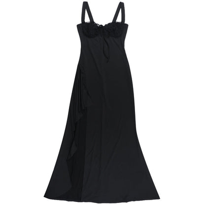Irish Slit Dress - Black