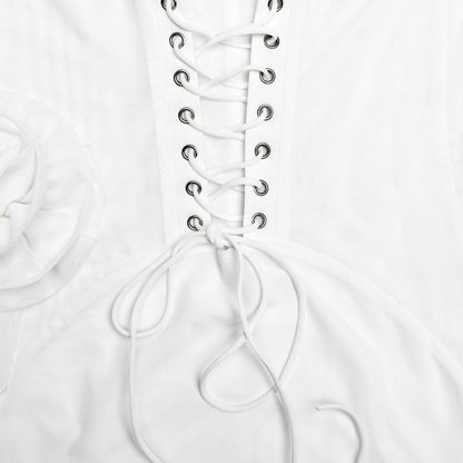 Lorene Mini Dress - White