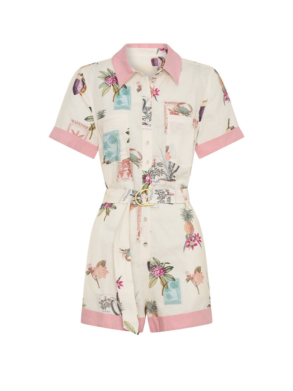 Cole Romper - Pink