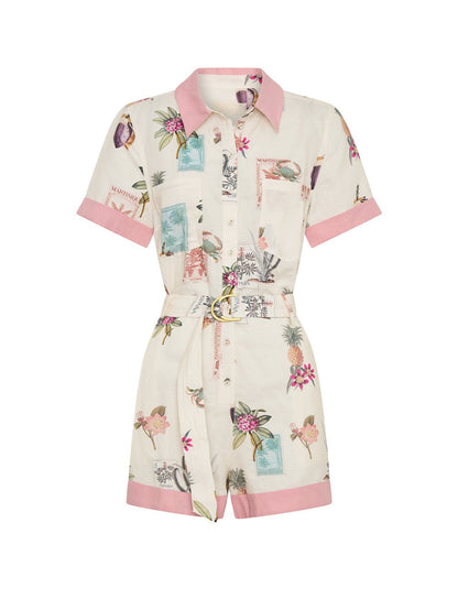 Cole Romper - Pink