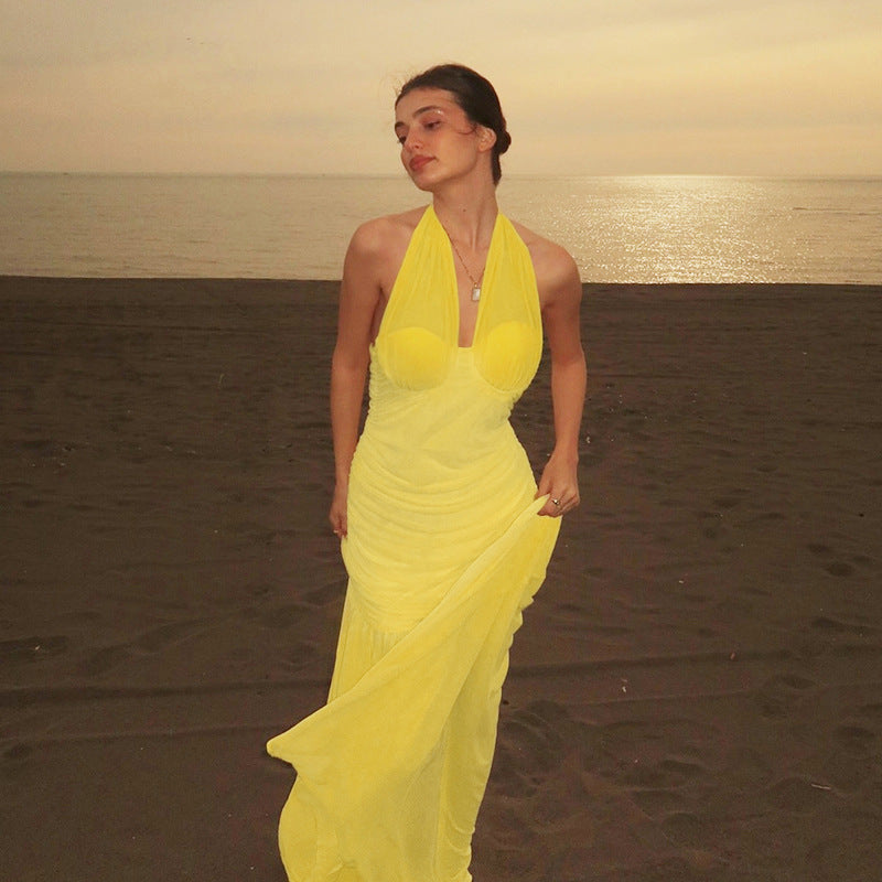 Canaria Maxi Dress - Yellow