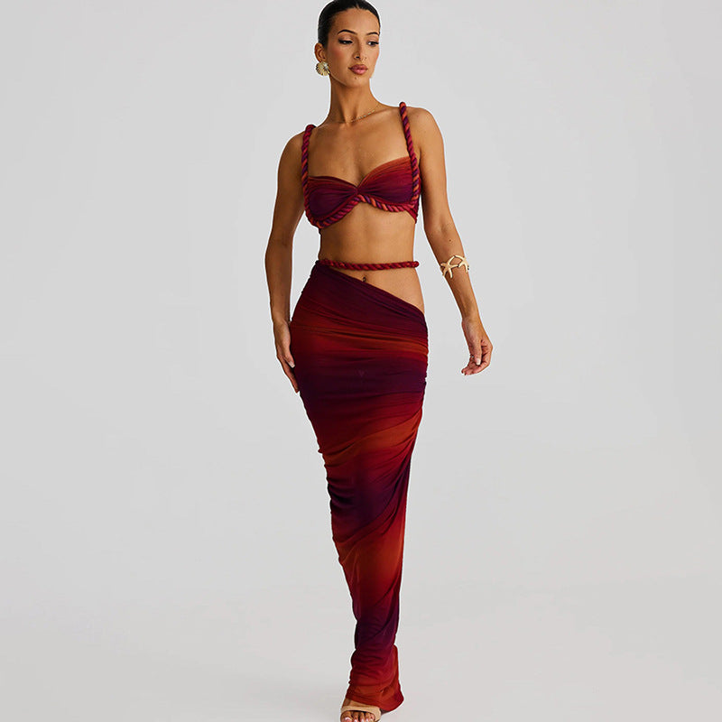 Makoko Co-Ord set - Red