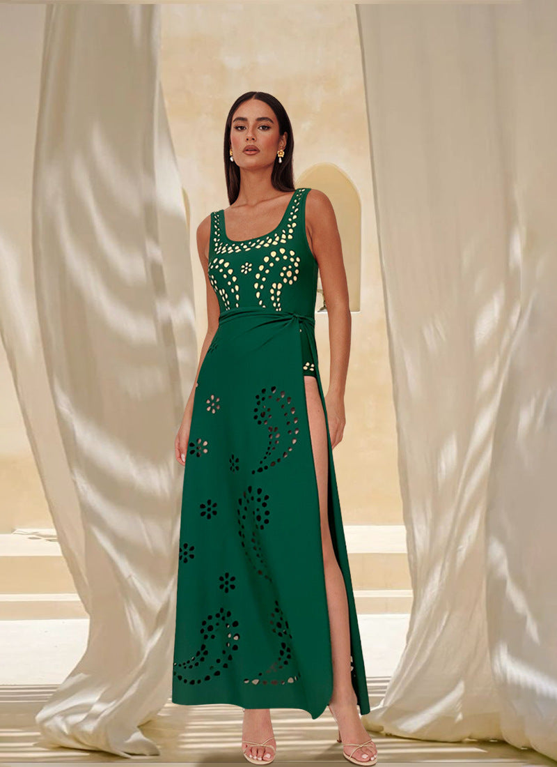 Jadeen Swimsuit Set - Green