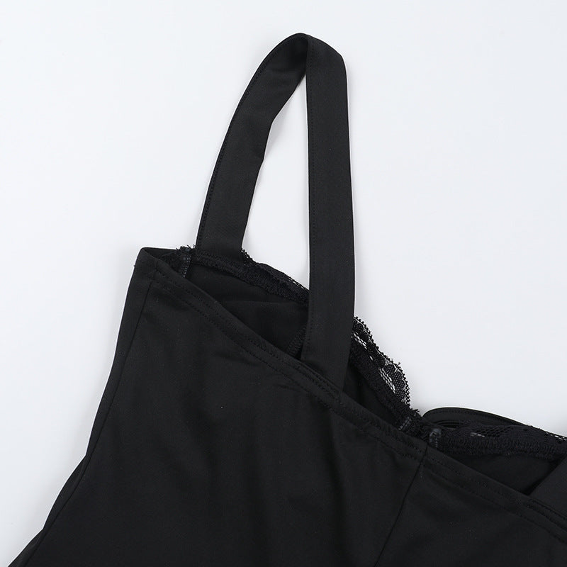 Irish Slit Dress - Black