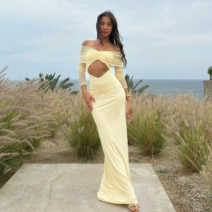 Siela Maxi Dress - Yellow
