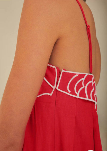 Valentina Maxi Dress - Red