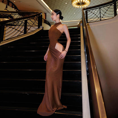 Coco Maxi Dress - Brown