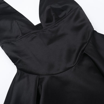 Snowdrop Mini Dress - Black