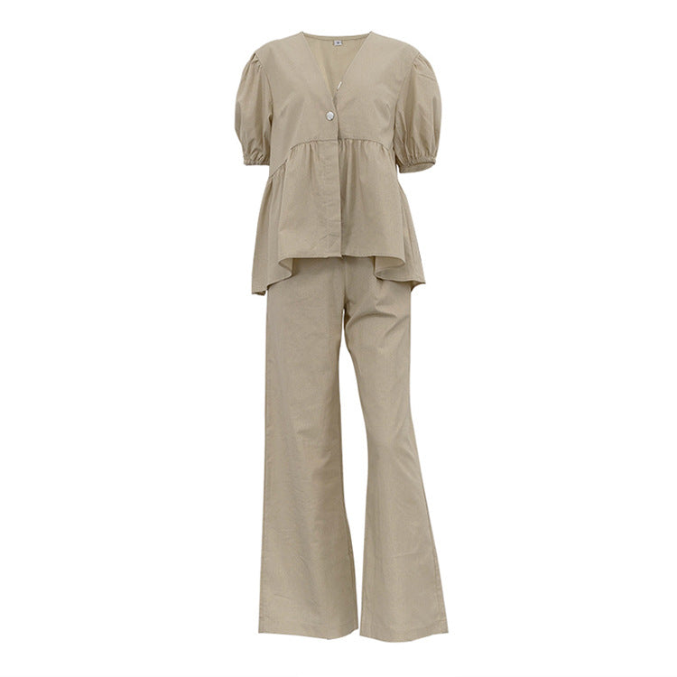 Marinda Co-ord Set - Khaki