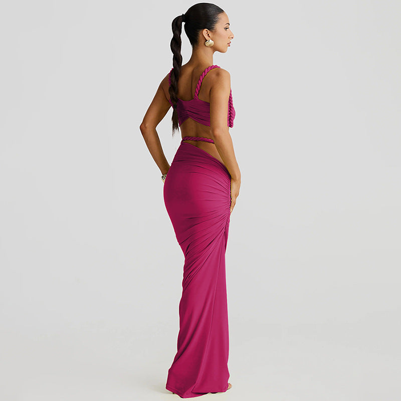 Makoko Co-Ord set - Rose Red