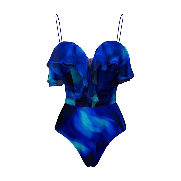 Cobalt Curve Swimsuit Set - Blue