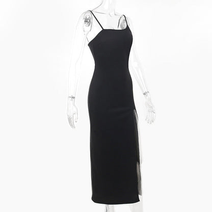Sorano Slit Dress - Black