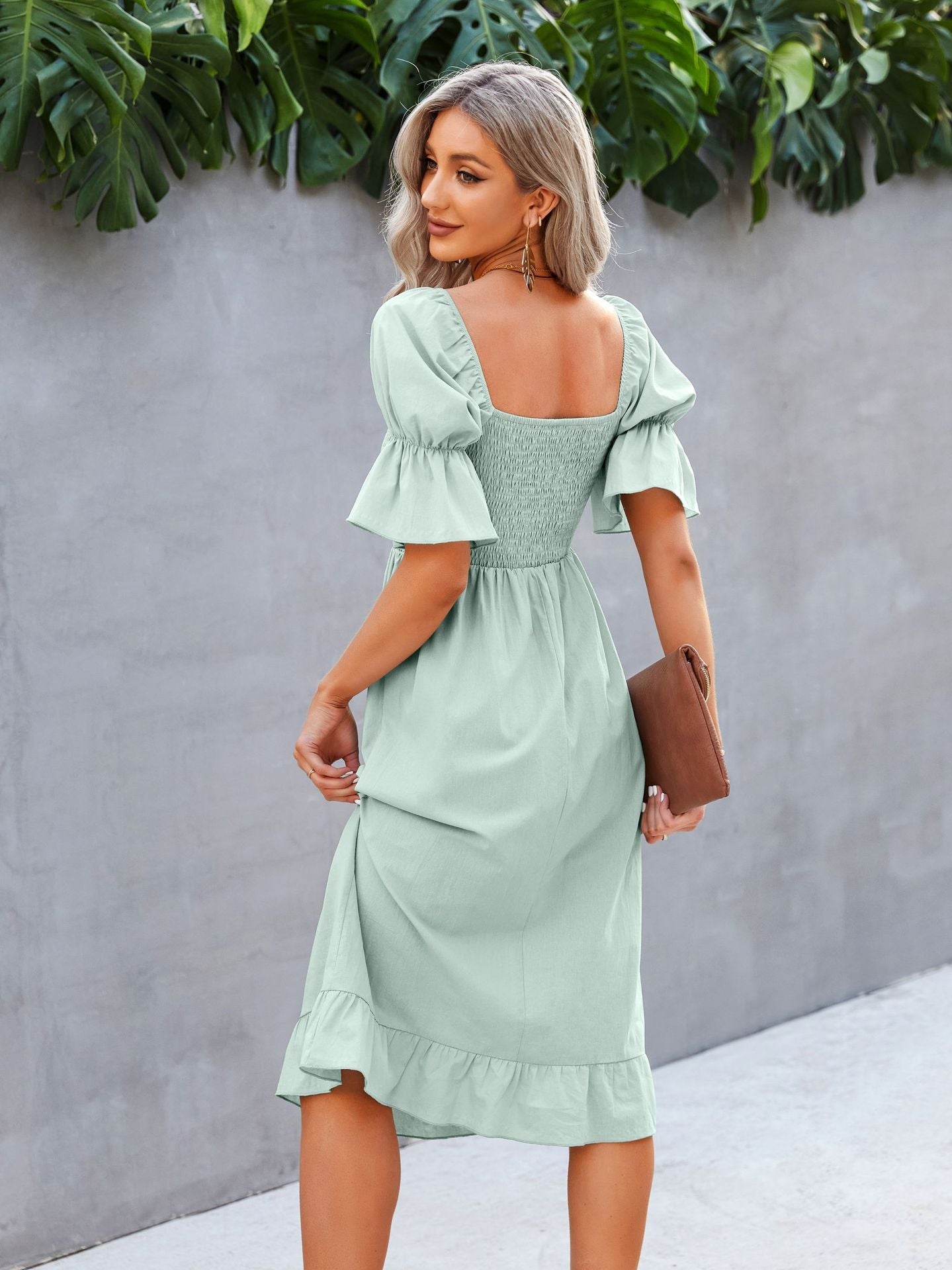 Renata Puff Sleeve Maxi Dress