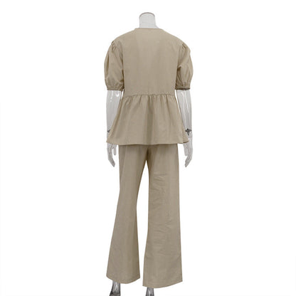 Marinda Co-ord Set - Khaki