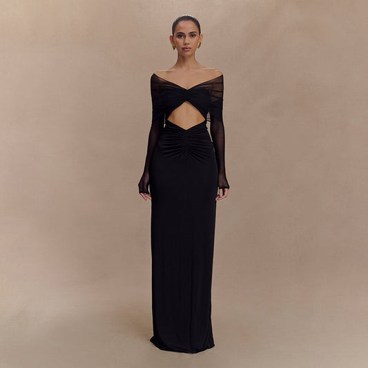 Siela Maxi Dress - Black