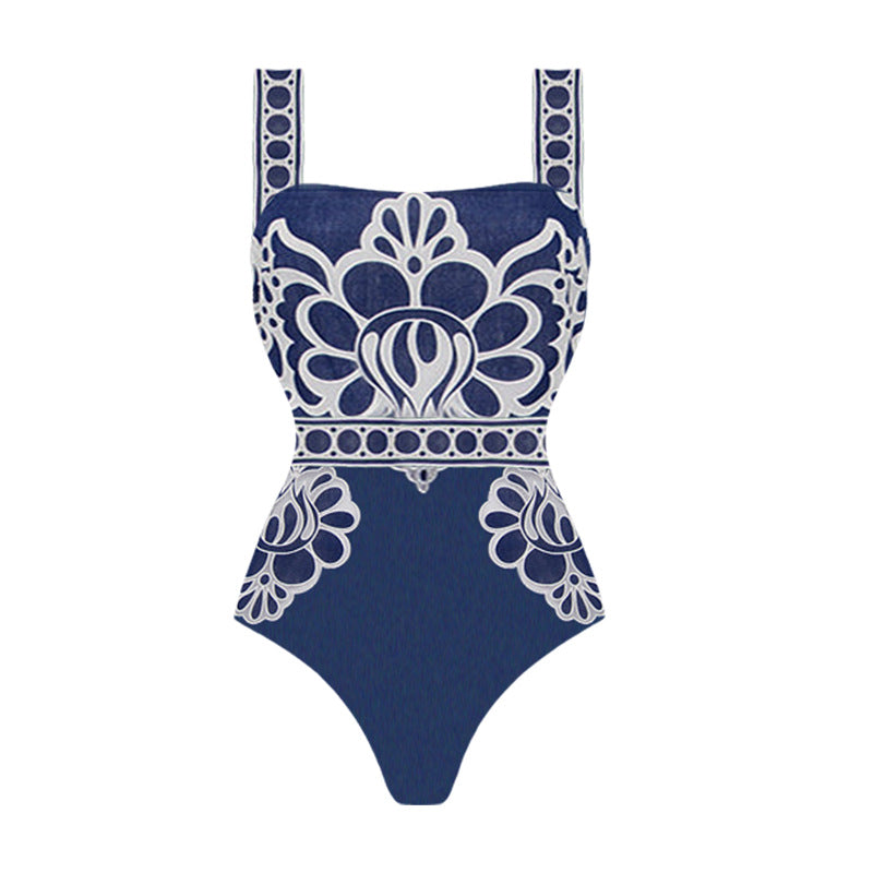 Monaco Blue Swimsuit Set - Blue