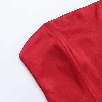 Tess Maxi Dress - Red