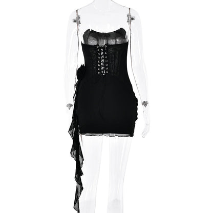 Lorene Mini Dress - Black