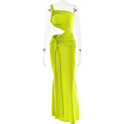 Pathy Maxi Dress - Neon Green