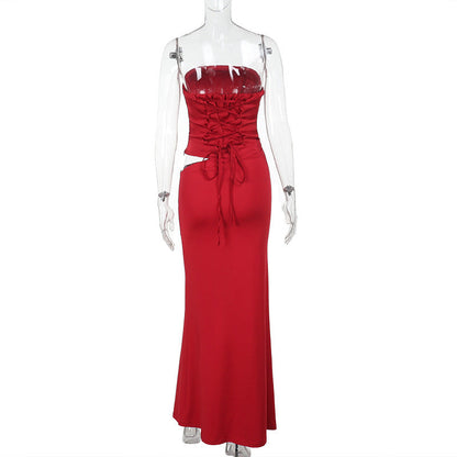 Tess Maxi Dress - Red