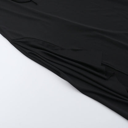 Irish Slit Dress - Black