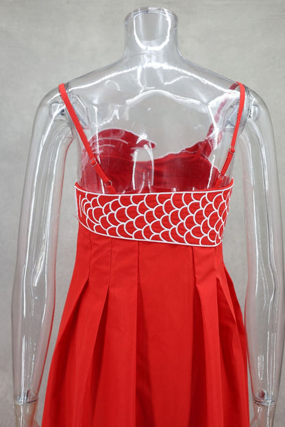 Valentina Maxi Dress - Red