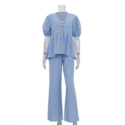 Marinda Co-ord Set - Blue