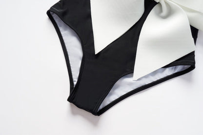Take a Bow Swimsuit Set - Black