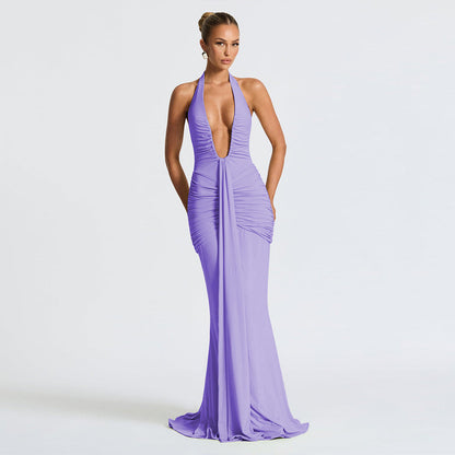 Aster Maxi Dress - Purple
