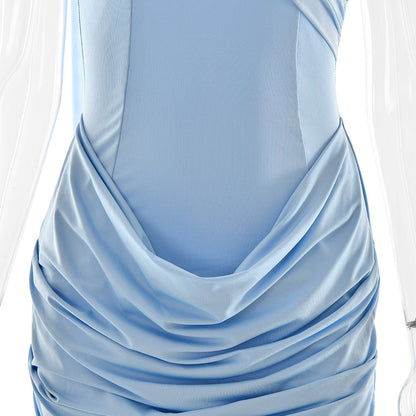 Wintour Mini Dress-Blue