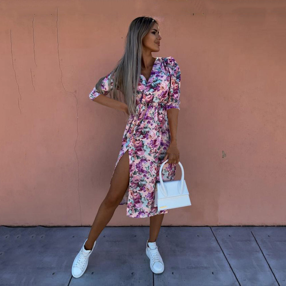 Spread Beauty Printed Wrap Maxi Dress - FINAL SALE