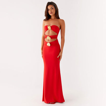 Charlotte Maxi Dress - Red