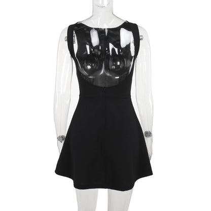 Bodrum Mini Dress - Black