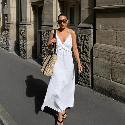 Ennis Maxi Dress - White