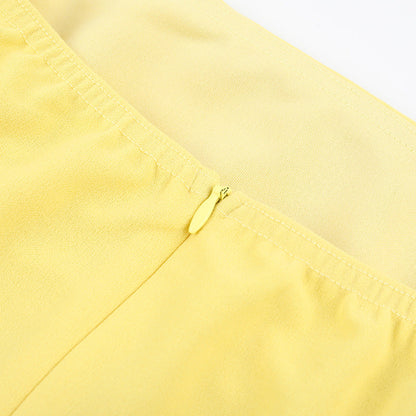 Tansy Mini Dress - Yellow