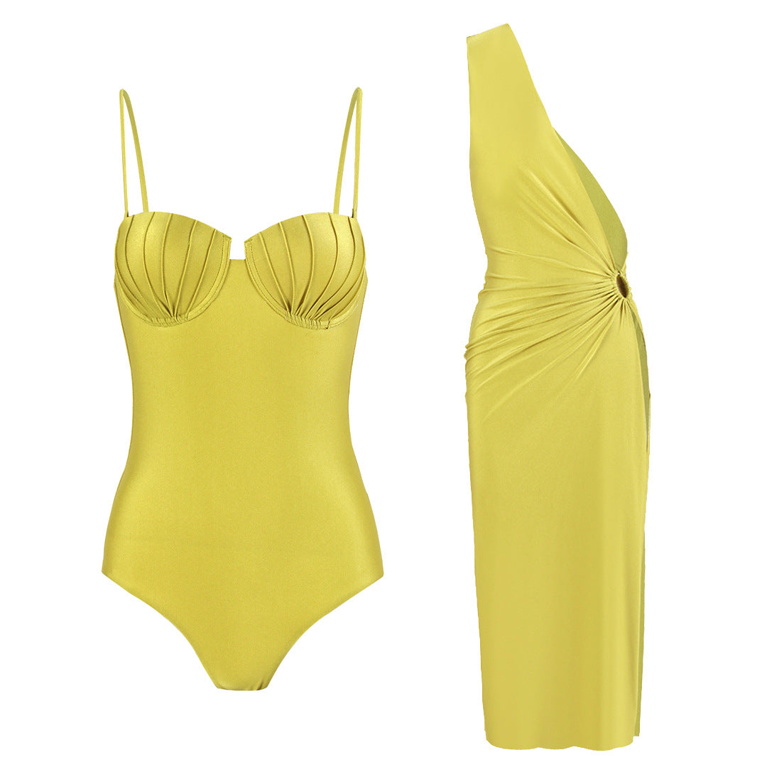 Zavya Swimsuit Set  - Yellow