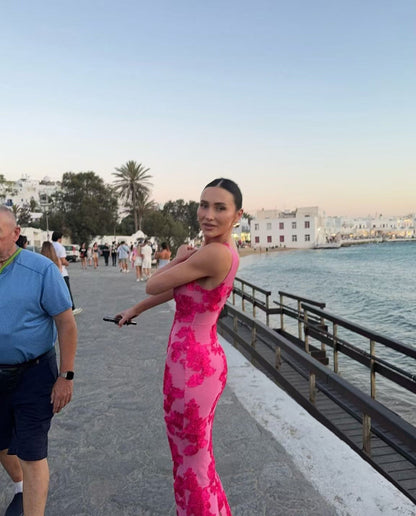 Morganite Maxi Dress - Pink