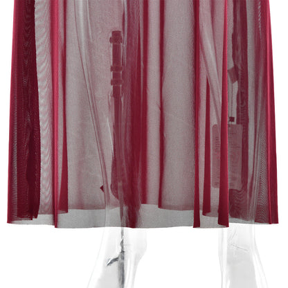 Bruna Maxi Dress - Maroon