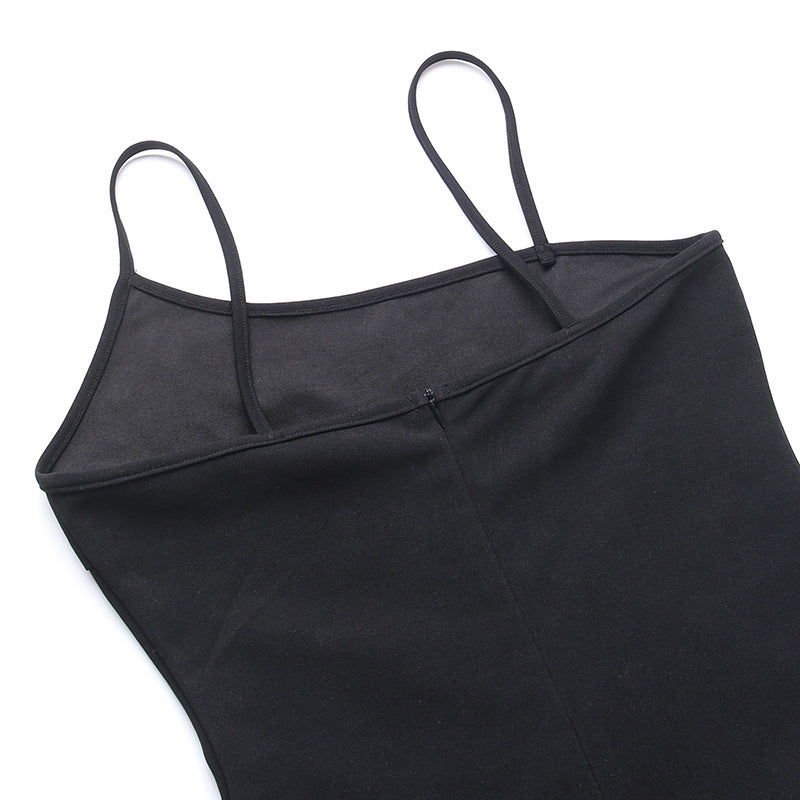 Sorano Slit Dress - Black