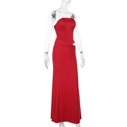 Tess Maxi Dress - Red